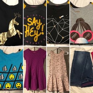 12pc Cat & Jack + Old Navy girls bundle 10-12
